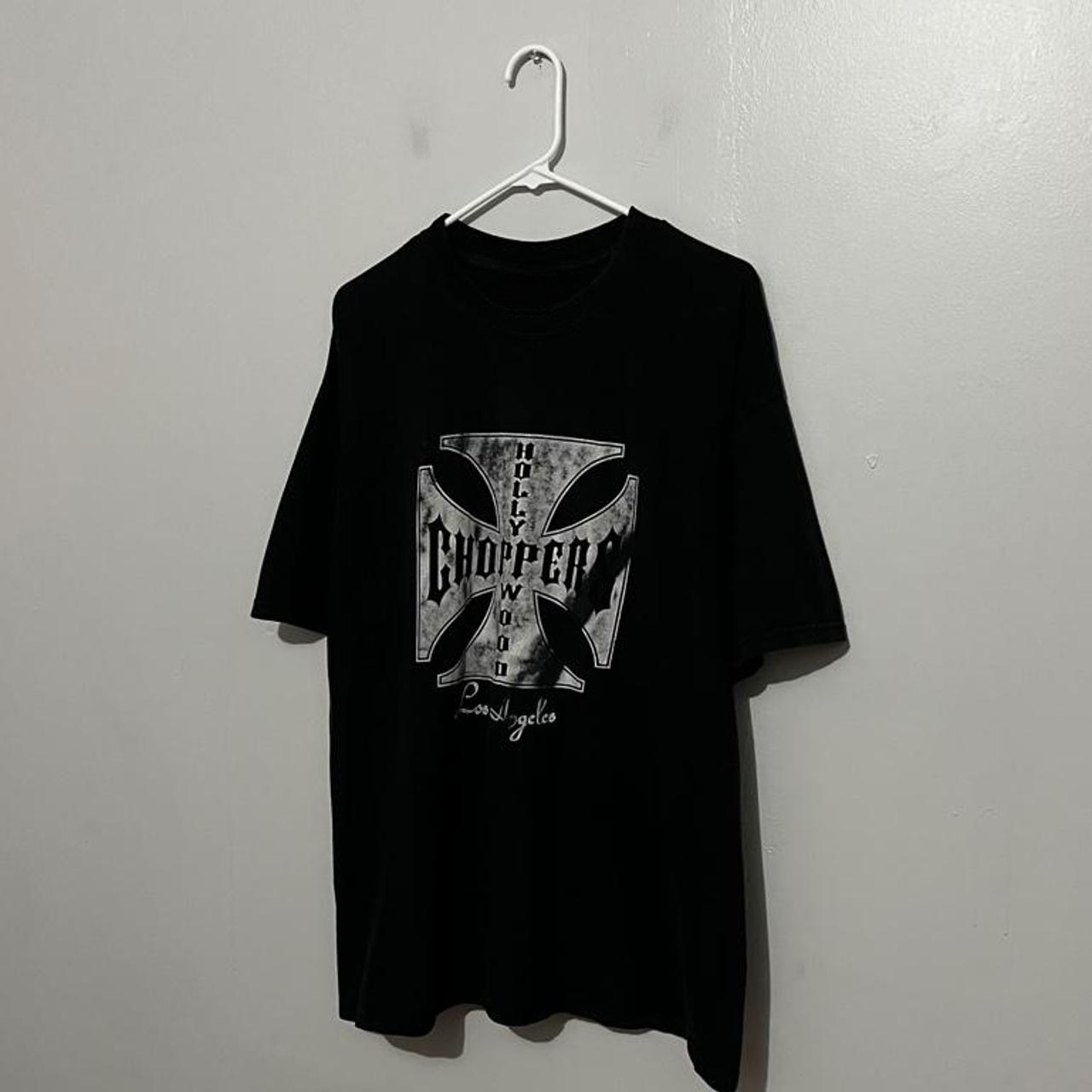 Streetwear Brand Tees - เสื้อยืดแขนสั้นพิมพ์ลายแบรนด์ West Coast Choppers สไตล์สตรีทแวร์ผ้าฝ้ายสำหรับฤดูร้อน เสื้อผ้าแนวเรโทรไฮสตรีท