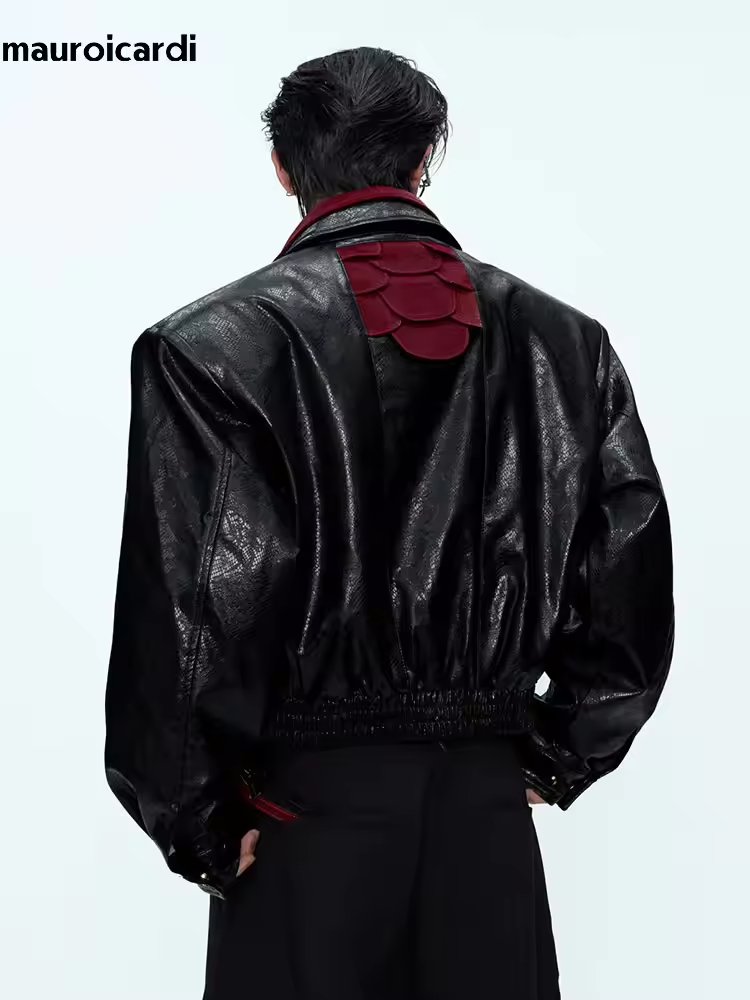 มาโรอิการ์ดี แจ็คเก็ตหนัง PU ล - Streetwear Brand Clothing บทวิจารณ์และราคา