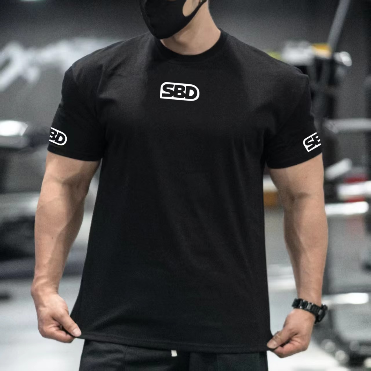 เสื้อยืดลายกราฟิกแบรนด์กีฬา SB - Streetwear Brand Red Logo บทวิจารณ์และราคา