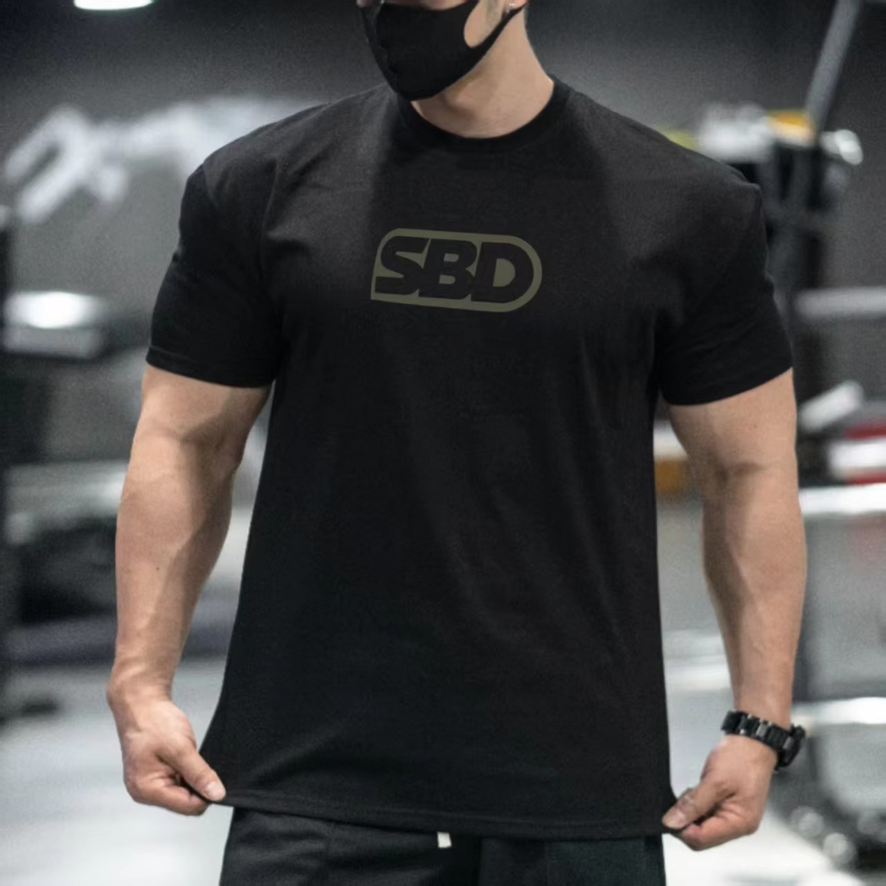 เสื้อยืดลายกราฟิกแบรนด์กีฬา SB - Streetwear Brand Red Logo บทวิจารณ์และราคา