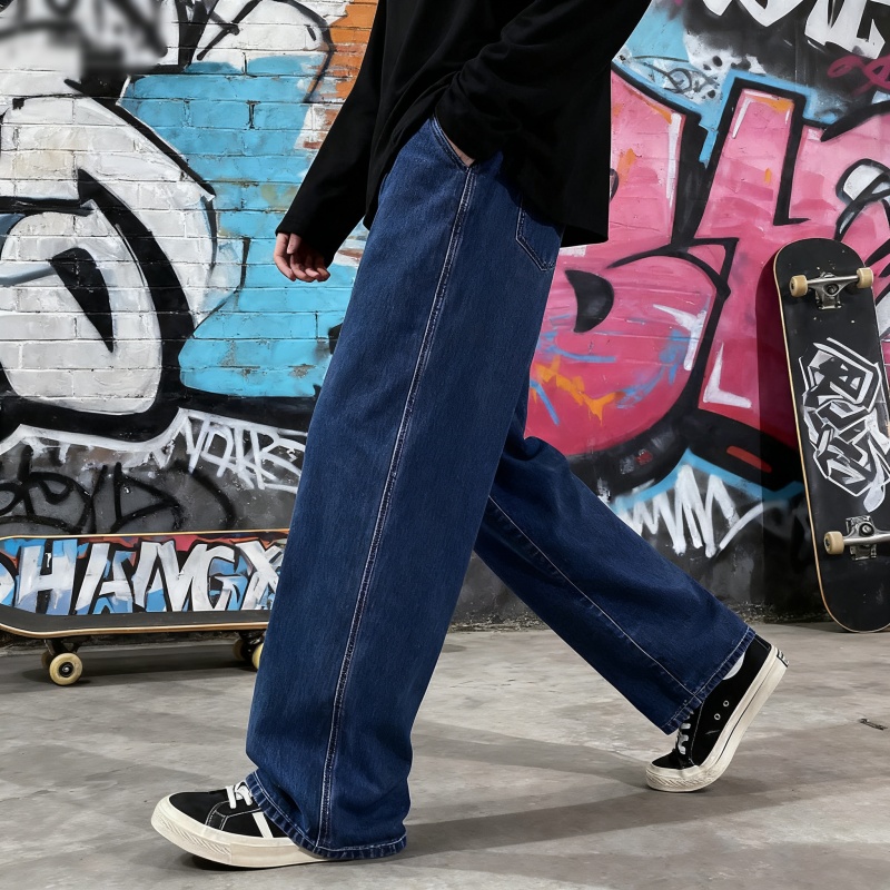กางเกงยีนส์ทรงหลวมสไตล์สตรีทแว - Streetwear Brand Denim บทวิจารณ์และราคา